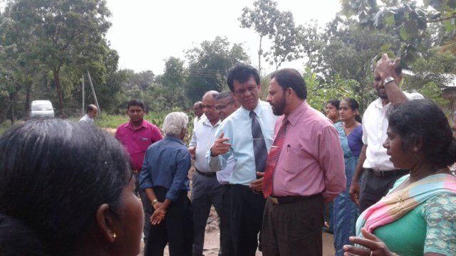 අඩු ආදායම් ලාභී පවුලක් සදහා නව නිවසක් ලබා දීම